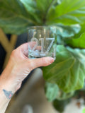 Area Code Wine/Whiskey Glass